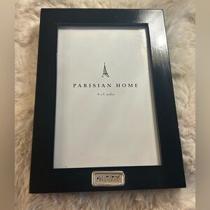 Kitty frame Cats 4x6" Picture Frame - Glass/Wood - Parisian Home New